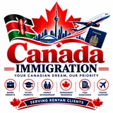 Canada Immigration logo: Kenya and Canada flags